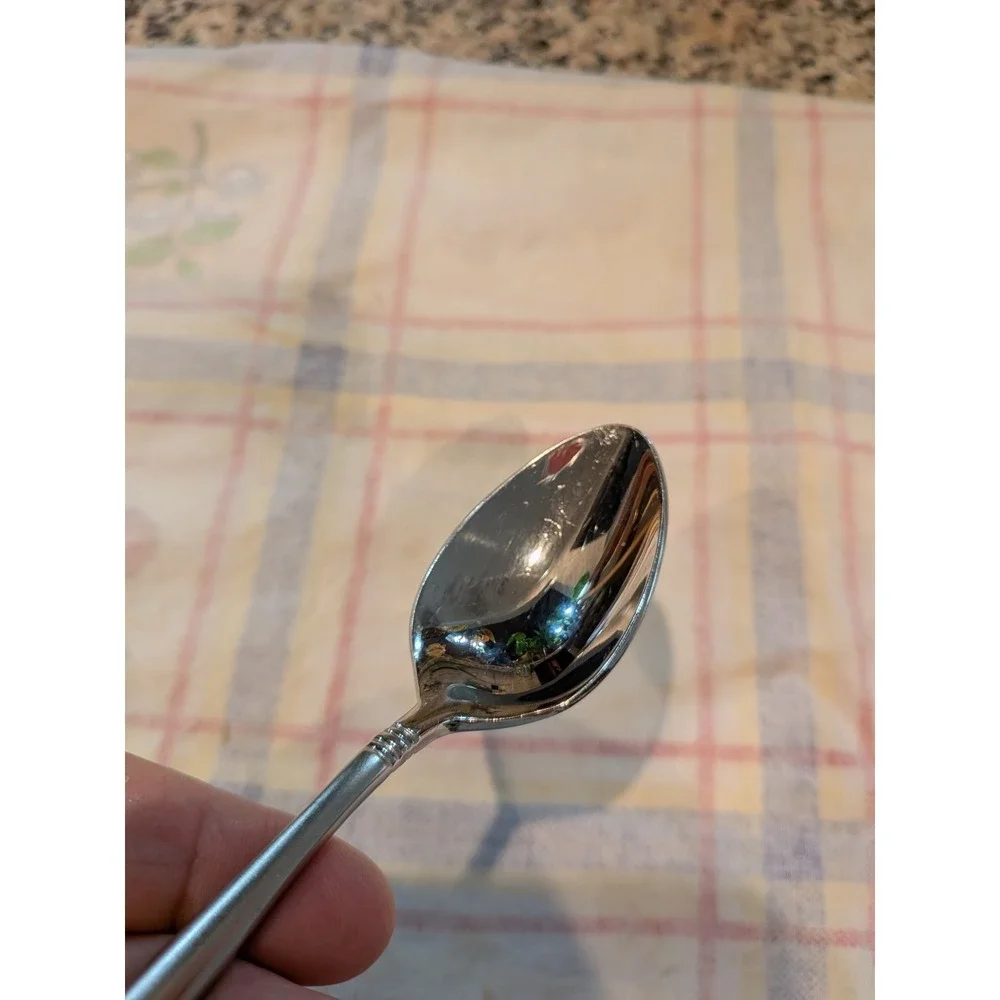 Oneida Satin Astragal Single Teaspoon 18/10 Stainless Steel Silver Flatware